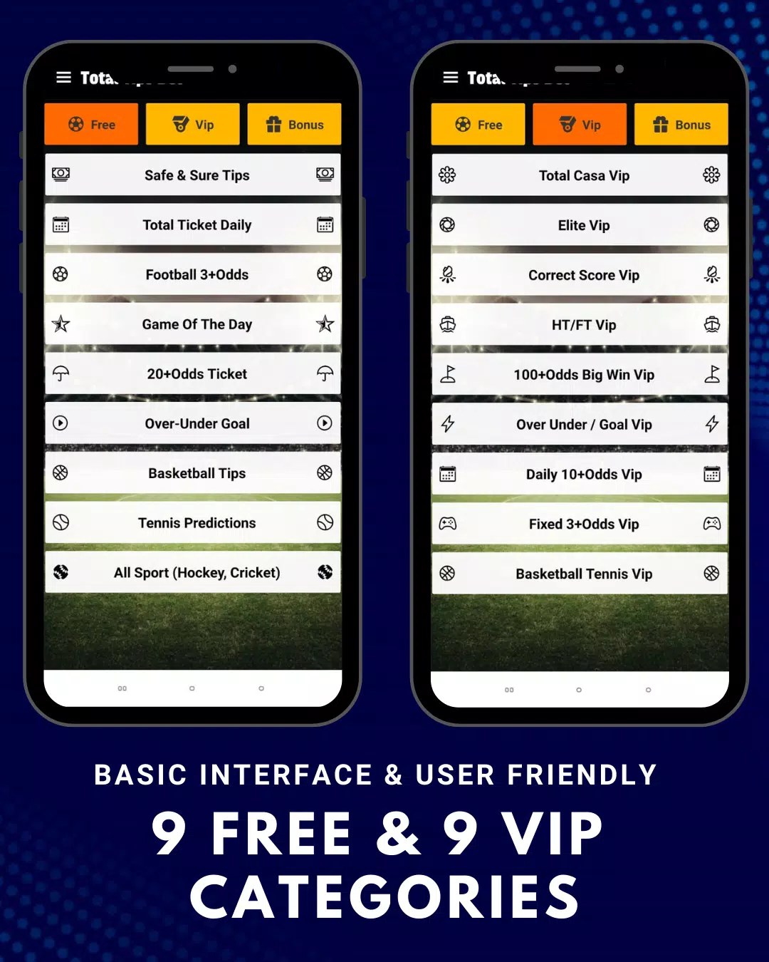 Total Tips Bet Ảnh chụp màn hình 2