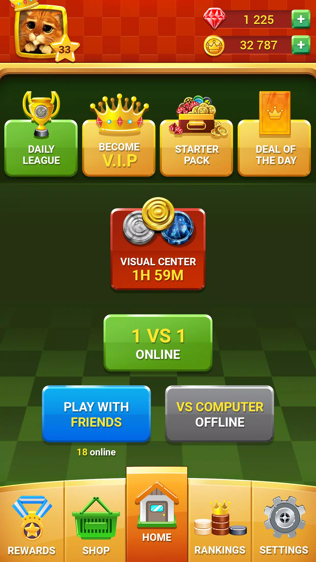 Checkers - Online & Offline スクリーンショット 2