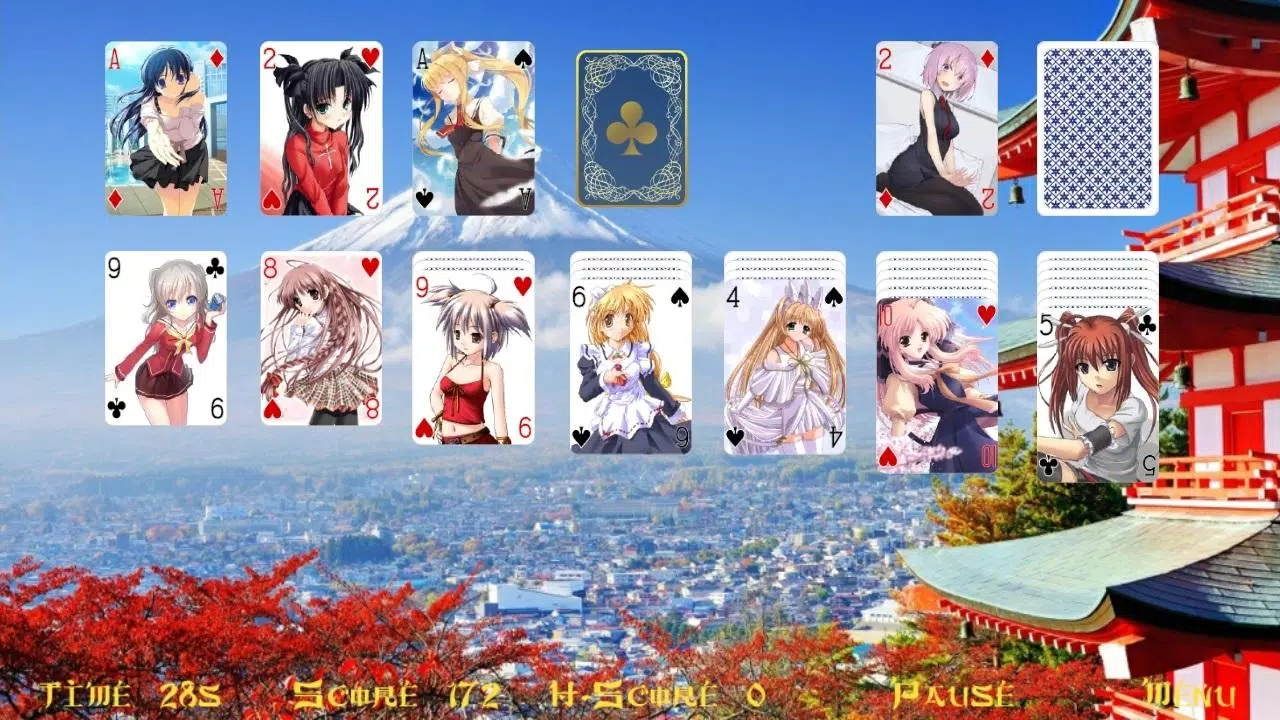 Miss Hentai Solitaire Screenshot 1