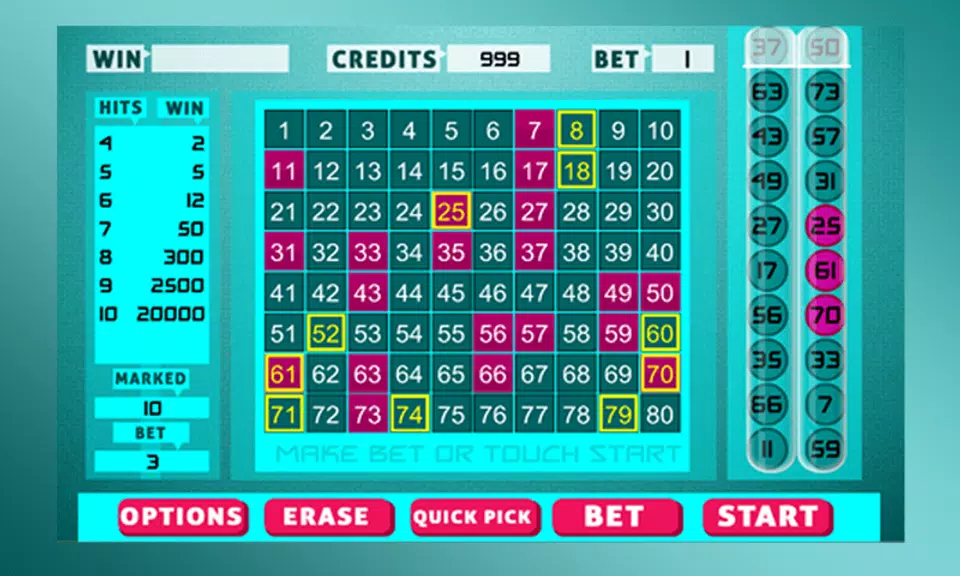 Keno Bingo Capture d'écran 3