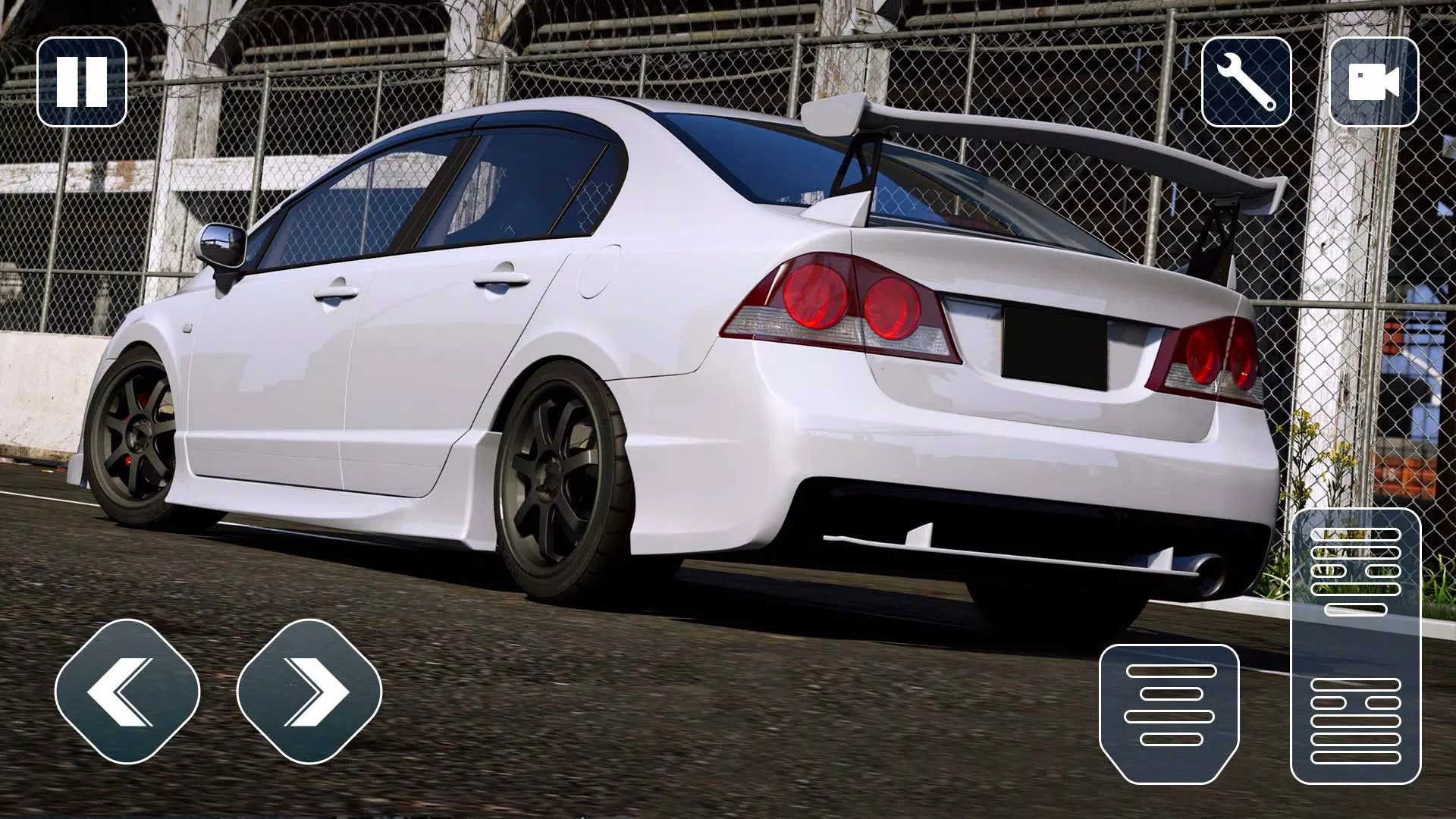 Schermata Furious Civic Car City Race 1