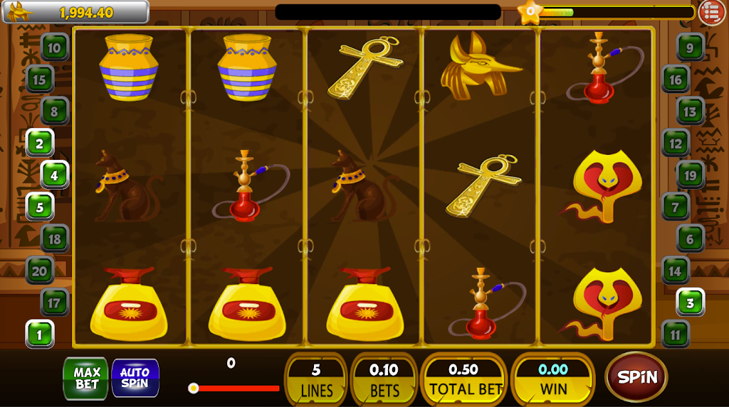 Classic Cleopatra Egypt Slot Machine ♛ স্ক্রিনশট 1