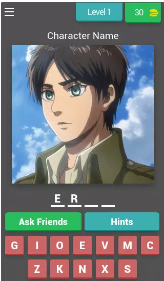 Attack On Titan Quiz Ảnh chụp màn hình 1