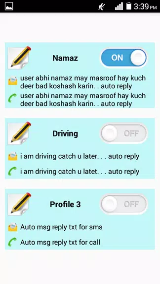 Auto reply Screenshot 2