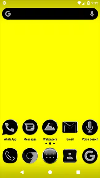 Black Icon Pack 스크린샷 1