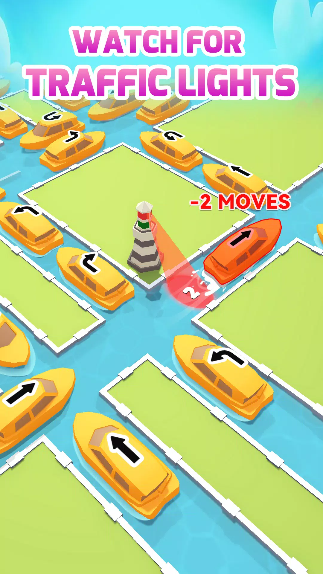 Canal Jam:Traffic Escape Schermafbeelding 3