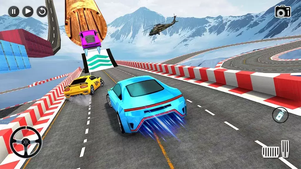 Mega Ramp Car Stunt-Rennen 3d Screenshot 3