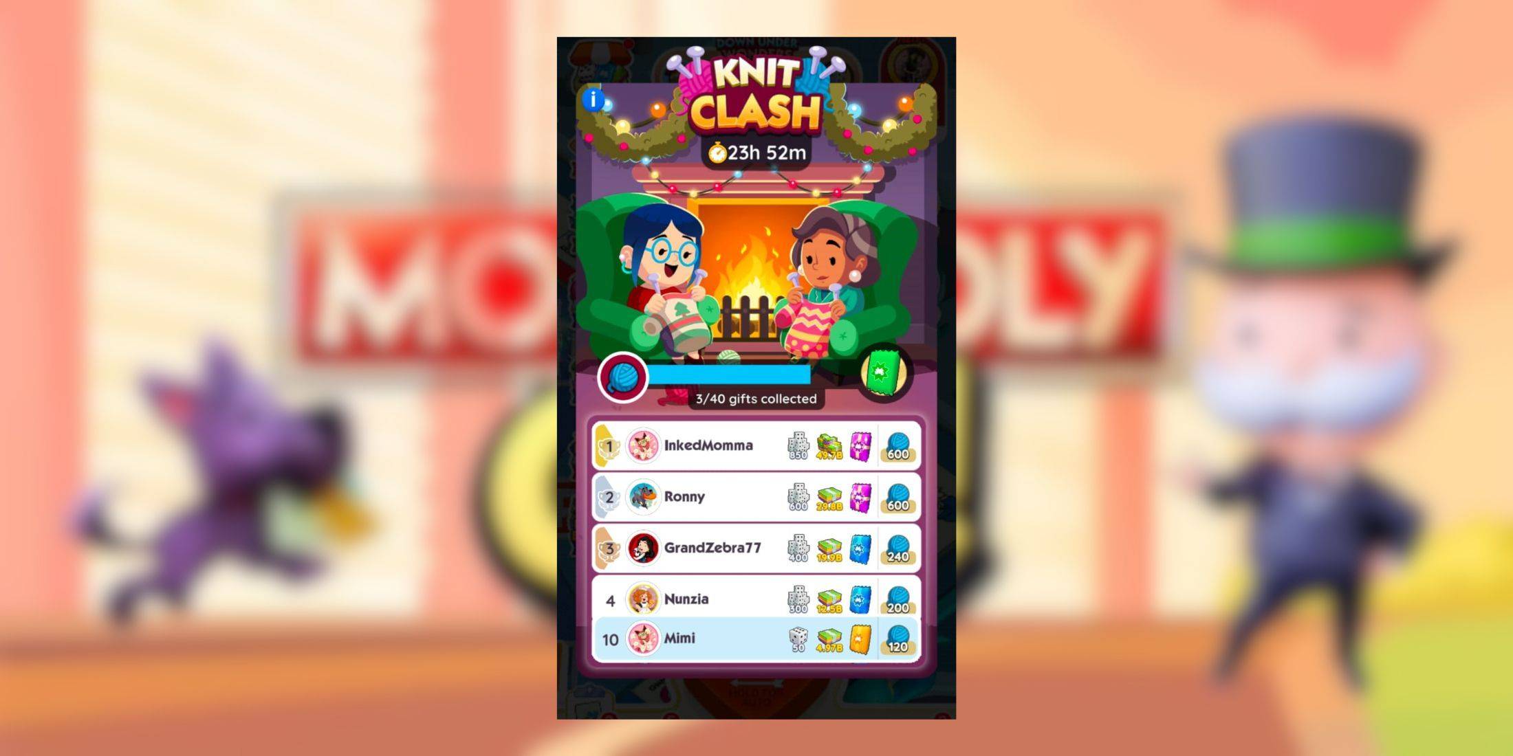 Monopoly GO Knit Clash: Recompensas, Marcos e Prêmios do Ranking Revelados