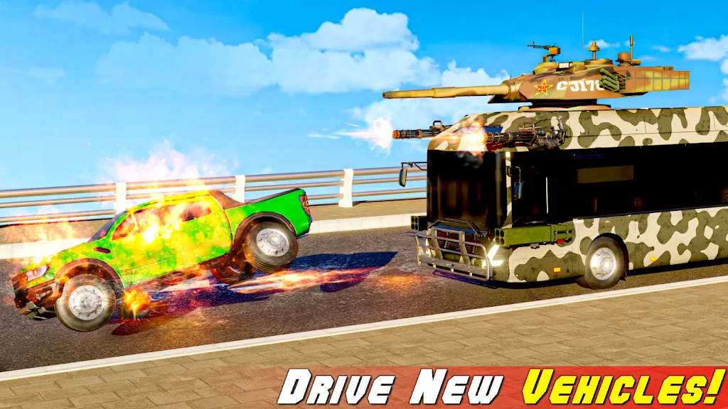 Army Bus Game Army Driving Captura de tela 1