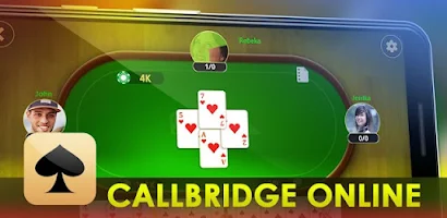 Call Bridge Card Game - Spades Ekran Görüntüsü 1