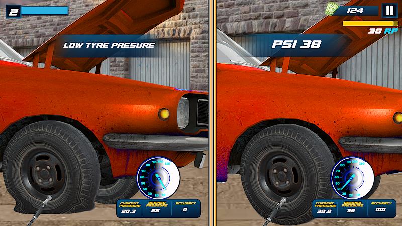 Tire Shop Car Mechanic Game 3d Captura de tela 3