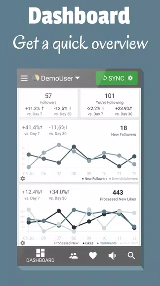 Follower Stats for Instagram 스크린샷 1