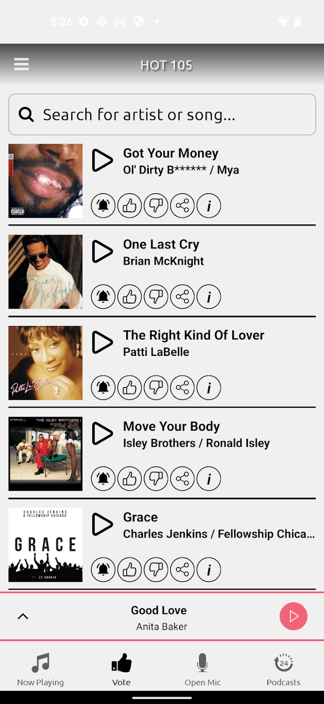 HOT 105 FM Miami スクリーンショット 1