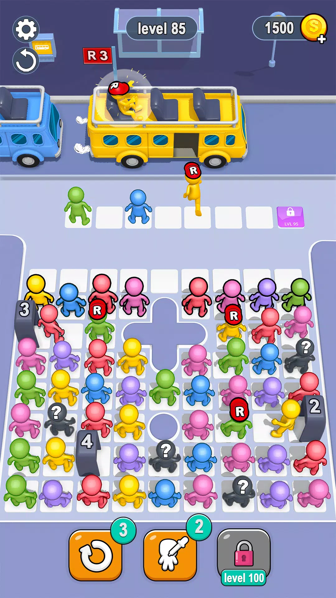 Bus Jam 3D Games Tangkapan skrin 2