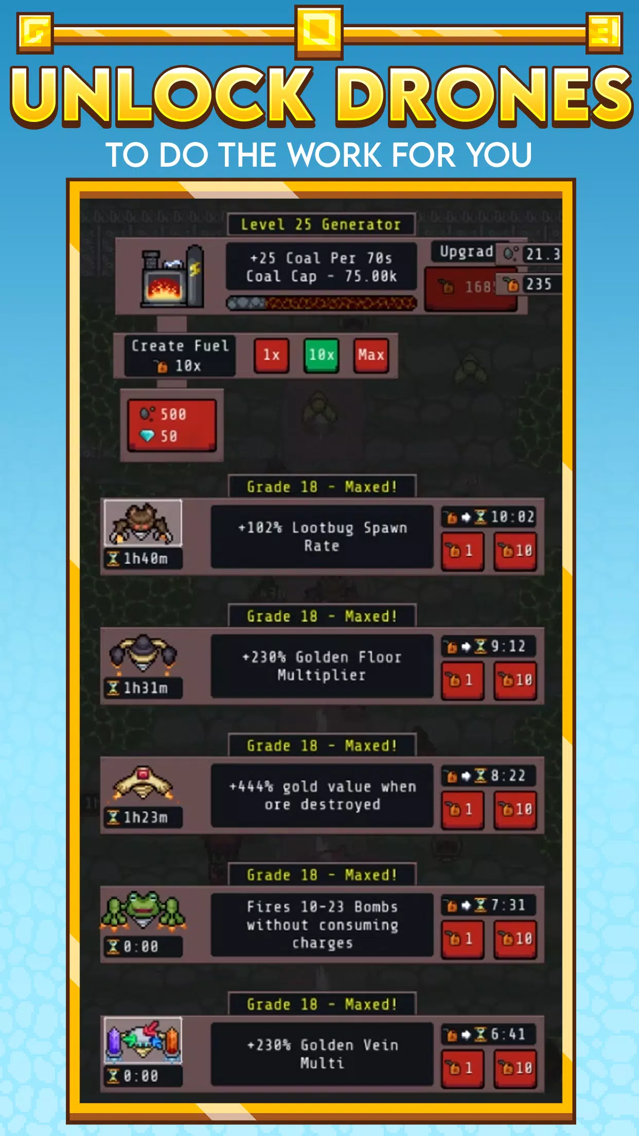 Idle Obelisk Miner應用截圖第4張