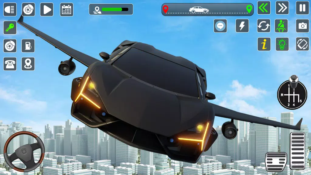 Schermata Flying Car Games Car Flight 3D 2