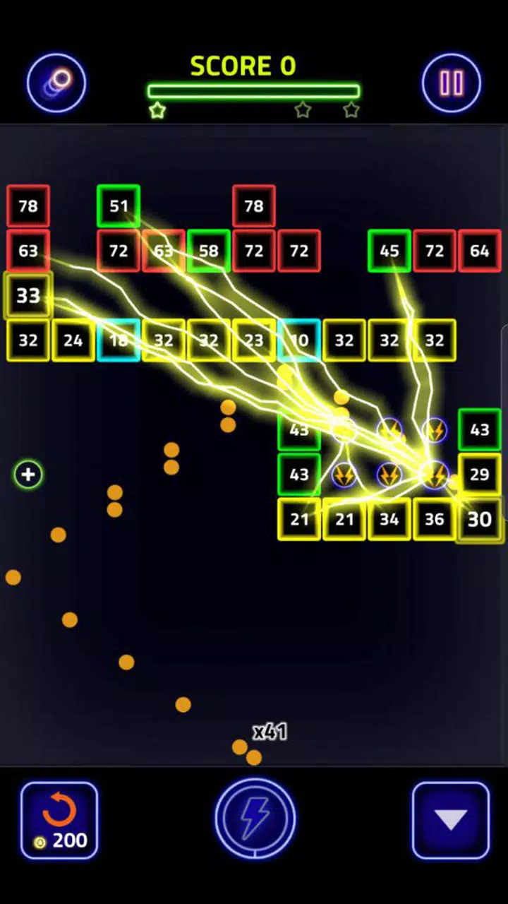 Brick Breaker Glow Tangkapan skrin 3