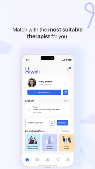 Hiwell Therapy & Mental Health Tangkapan skrin 2