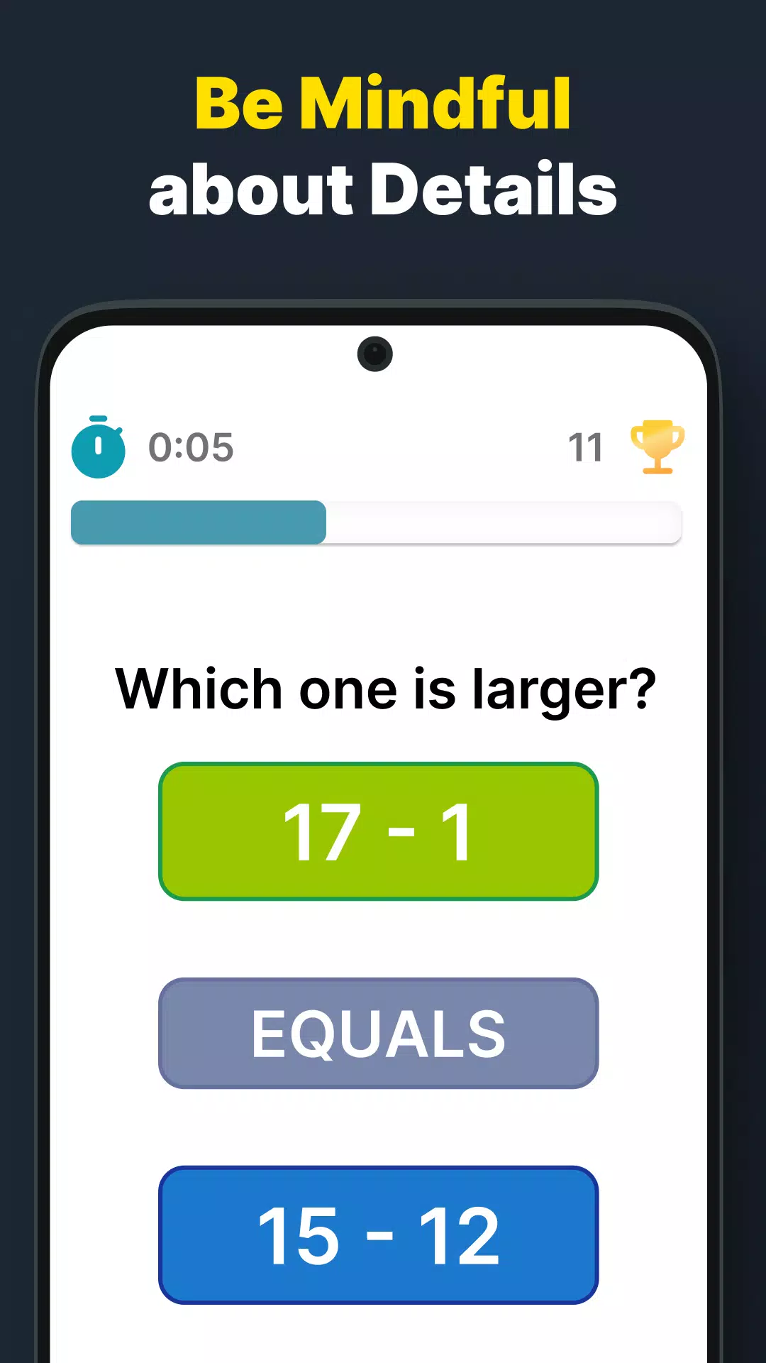 Schermata Math Games for the Brain 4