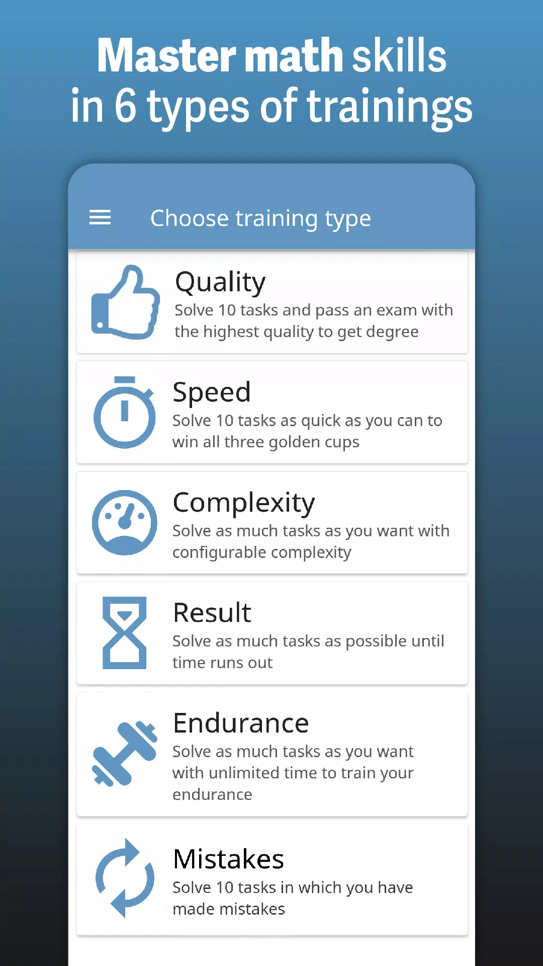 Speed Math Mental Quick Games Zrzut ekranu 1