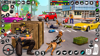 Police Dog Crime Chase Game 3D Schermafbeelding 3