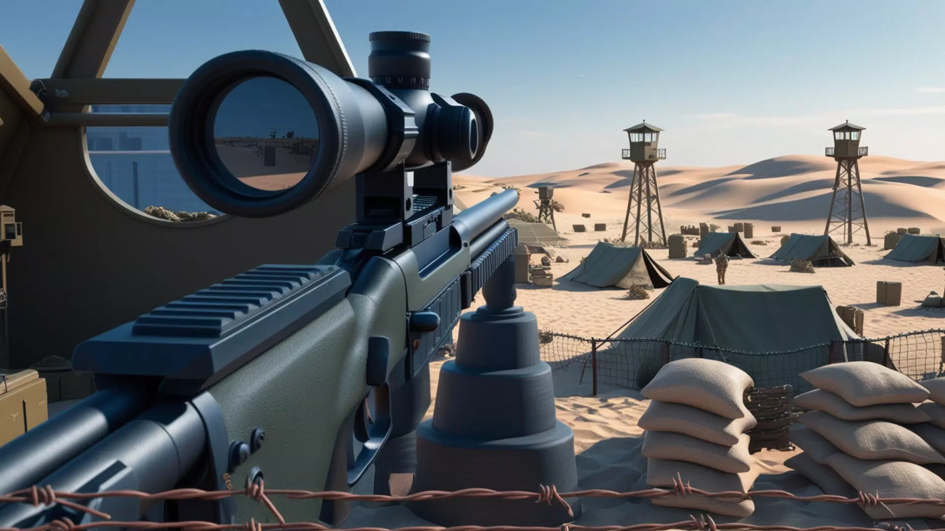 Sniper X : Desert Hunt FPS 3D Schermafbeelding 1