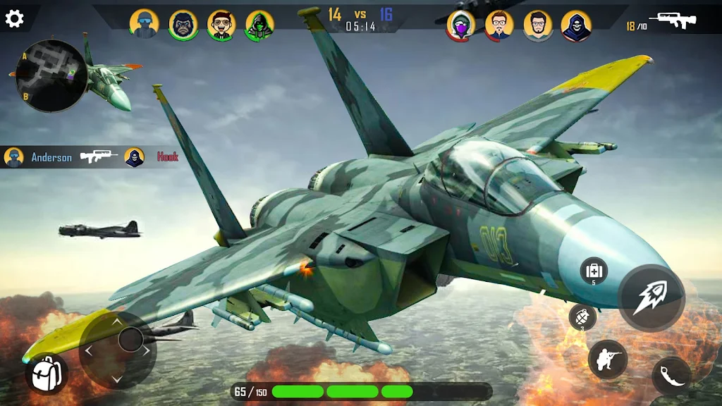 Fighter Jet Games Warplanes स्क्रीनशॉट 4