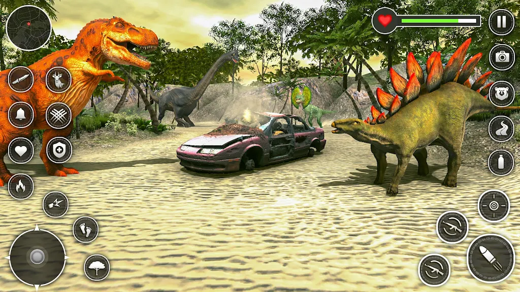 Dinosaur Hunter 3D Game Captura de tela 1