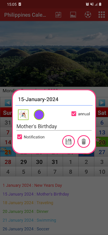 Philippines Calendar 2024 Screenshot 2