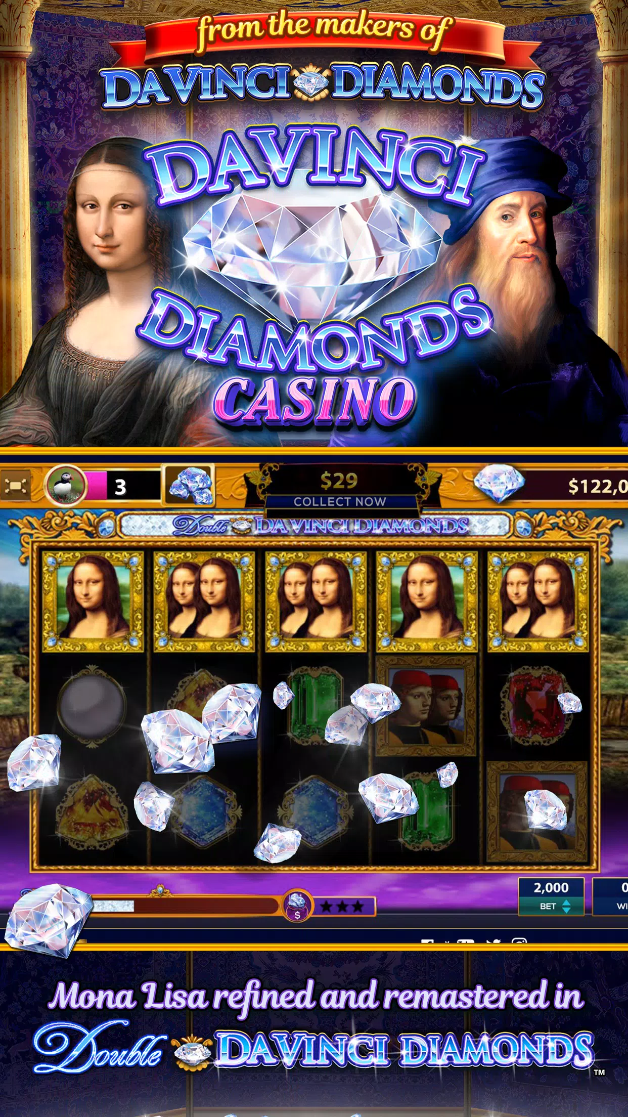 Da Vinci Diamonds Casino应用截图第1张