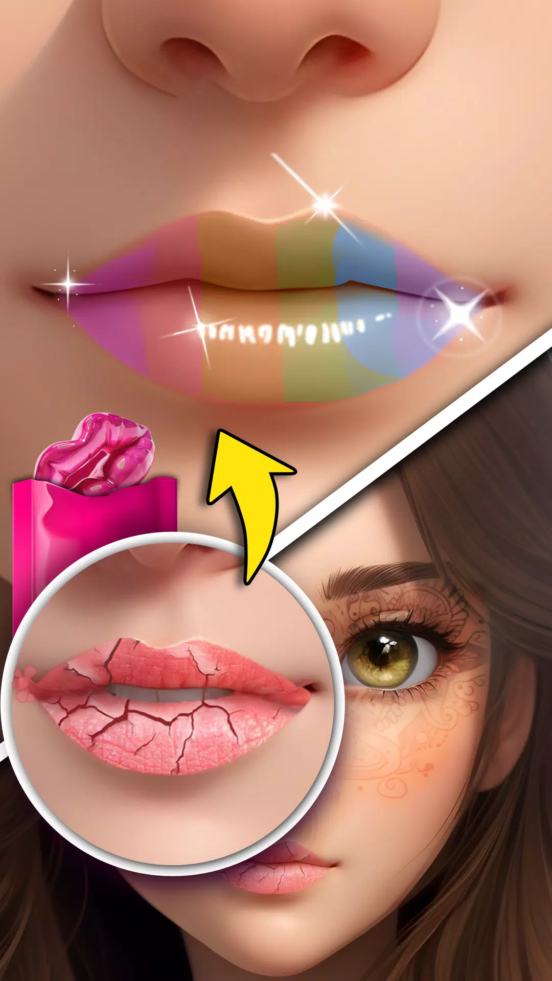 Makeup Games & ASMR Makeover Captura de tela 3