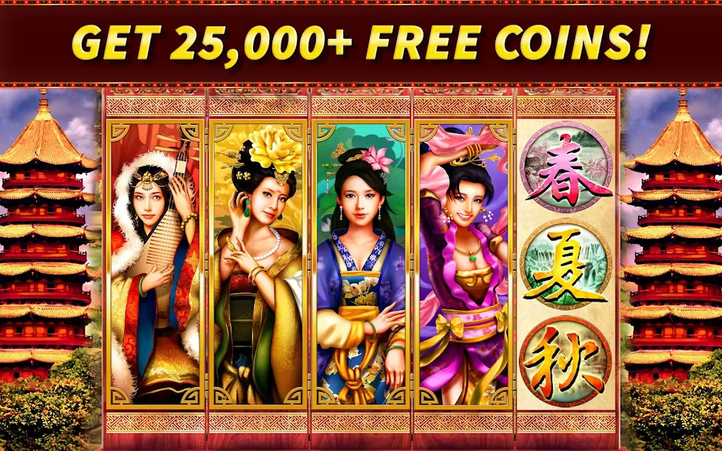 Slots - Riches of the Orient Slot Machine Casino! ภาพหน้าจอ 2