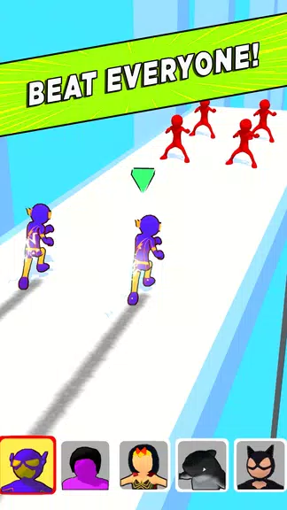 Superhero Race! Captura de pantalla 4