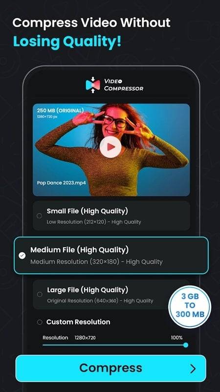 Video Compressor: Resize Video应用截图第1张