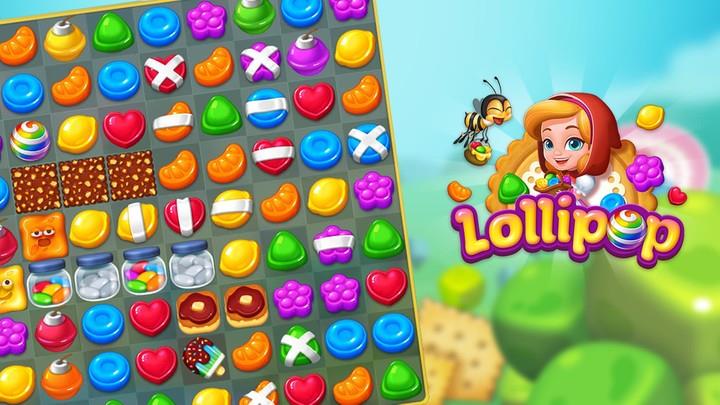 Lollipop: Sweet Taste Match 3 ภาพหน้าจอ 3
