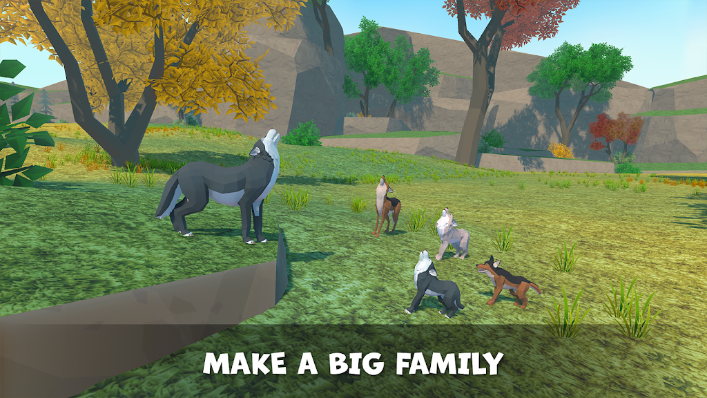 Wolf Family Simulator Zrzut ekranu 4