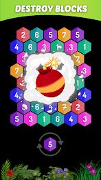 Merge Hexa - Number Puzzle Ảnh chụp màn hình 4