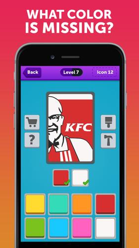 Color Mania Quiz guess logos Screenshot 1