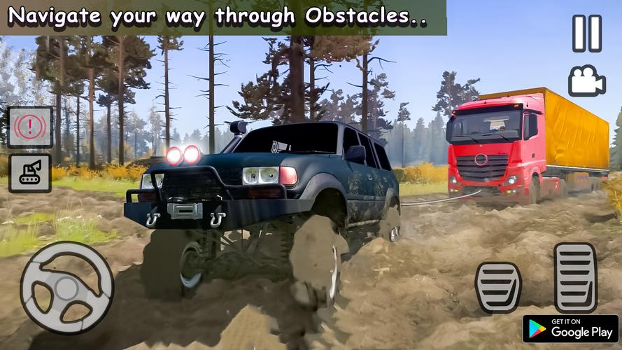 Prado Offroad Jeep Simulator Capture d'écran 1