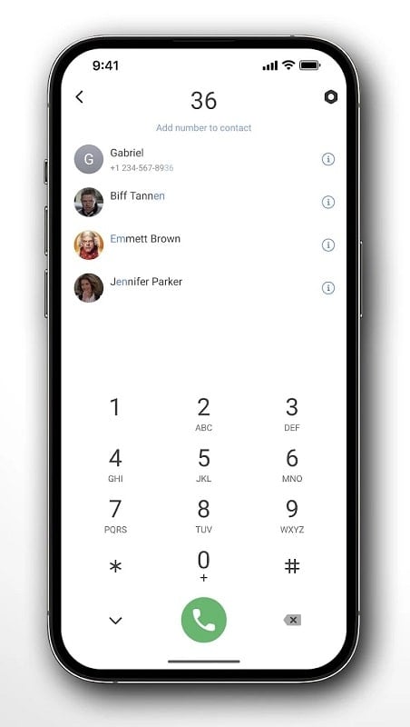 Right Dialer Capture d'écran 1