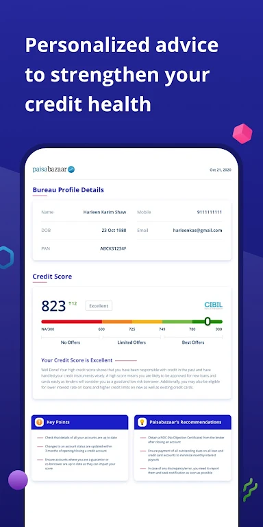 CreditScore, CreditCard, Loans 스크린샷 3