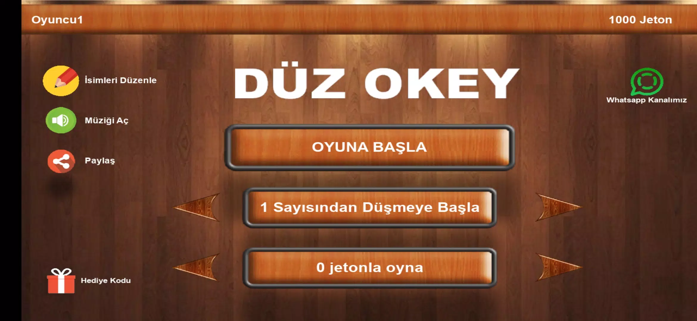 İnternetsiz Okey スクリーンショット 1