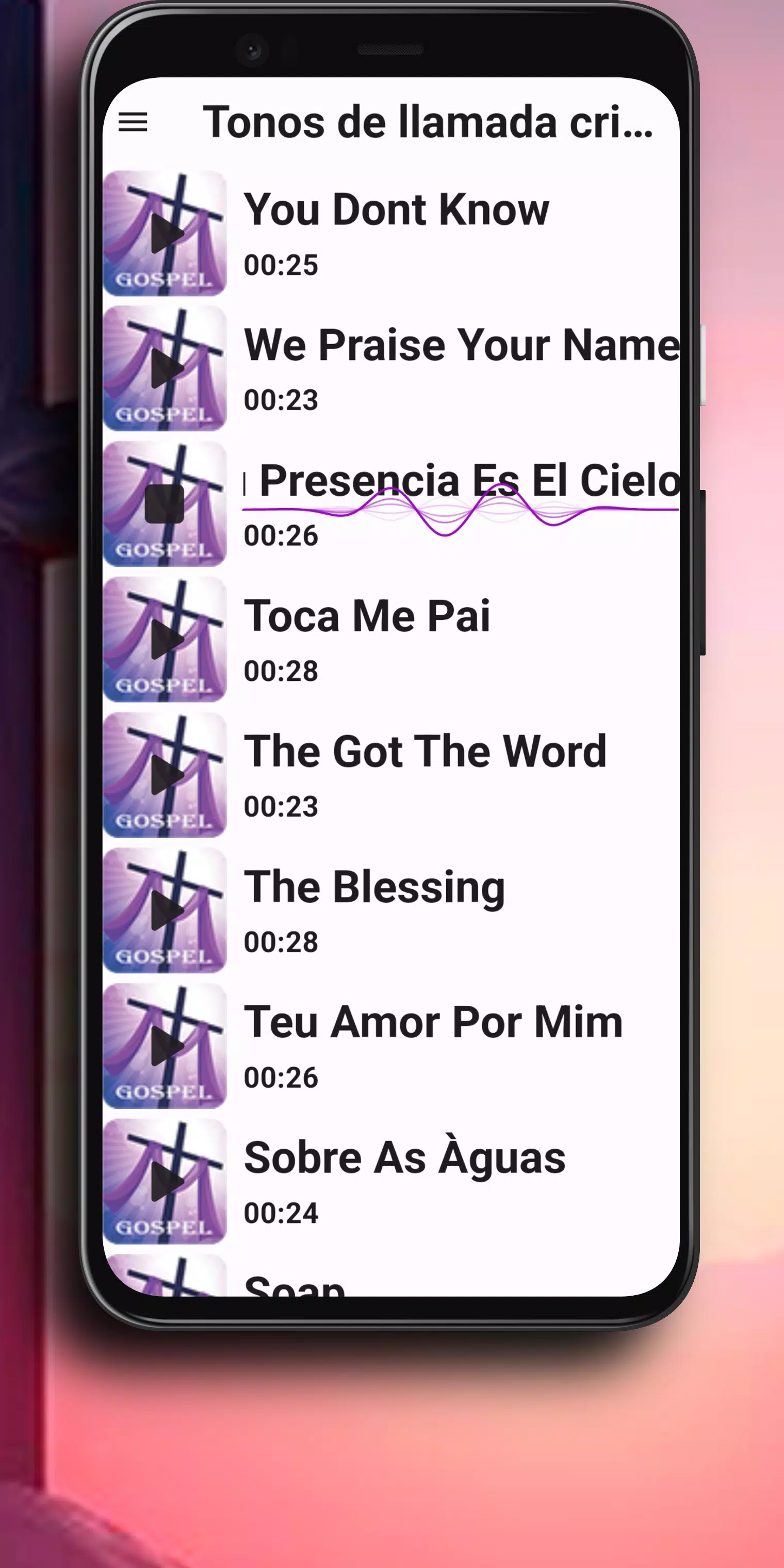 Gospel Ringtones Songs Screenshot 3