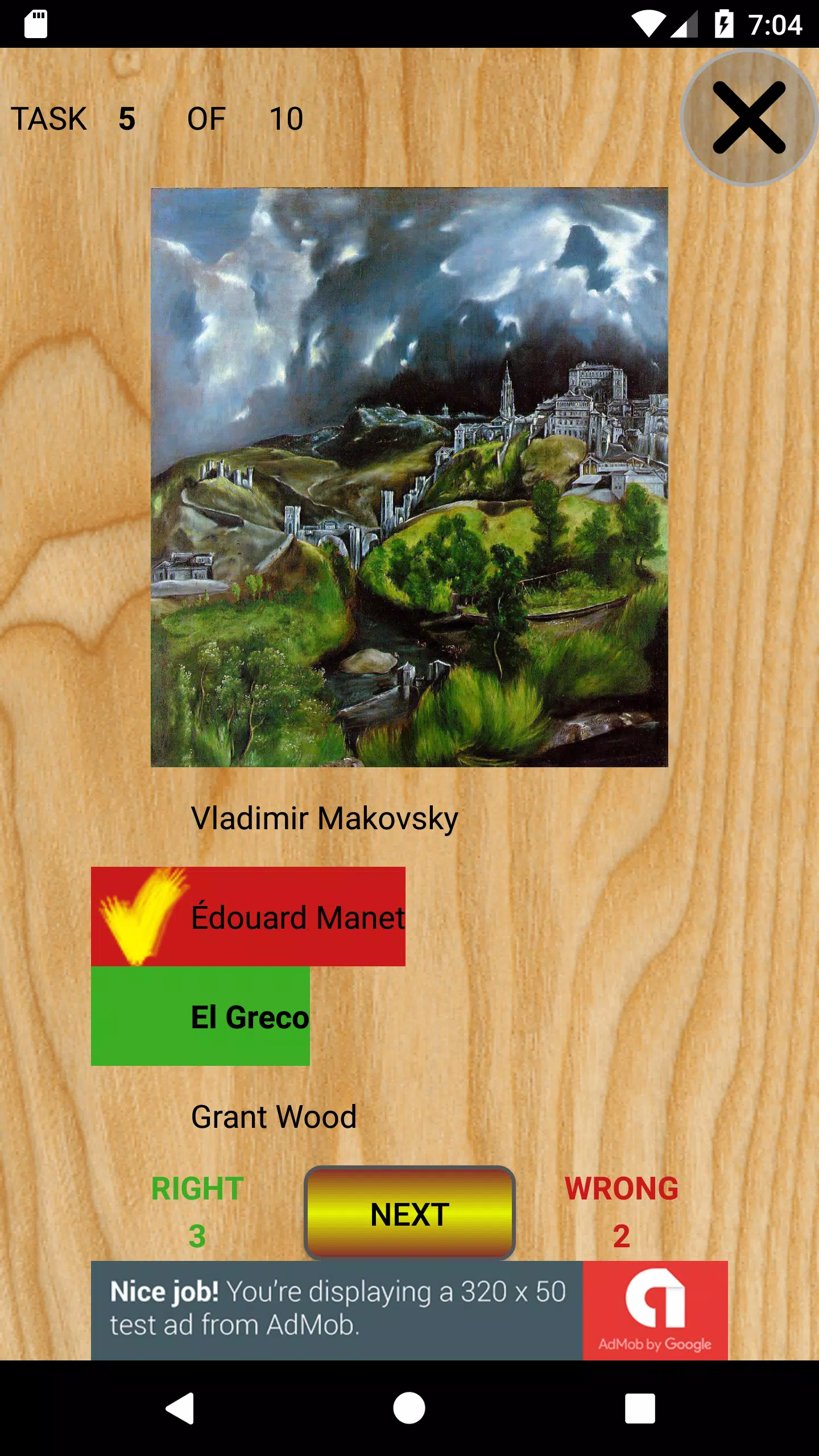 Painters Quiz Screenshot 3