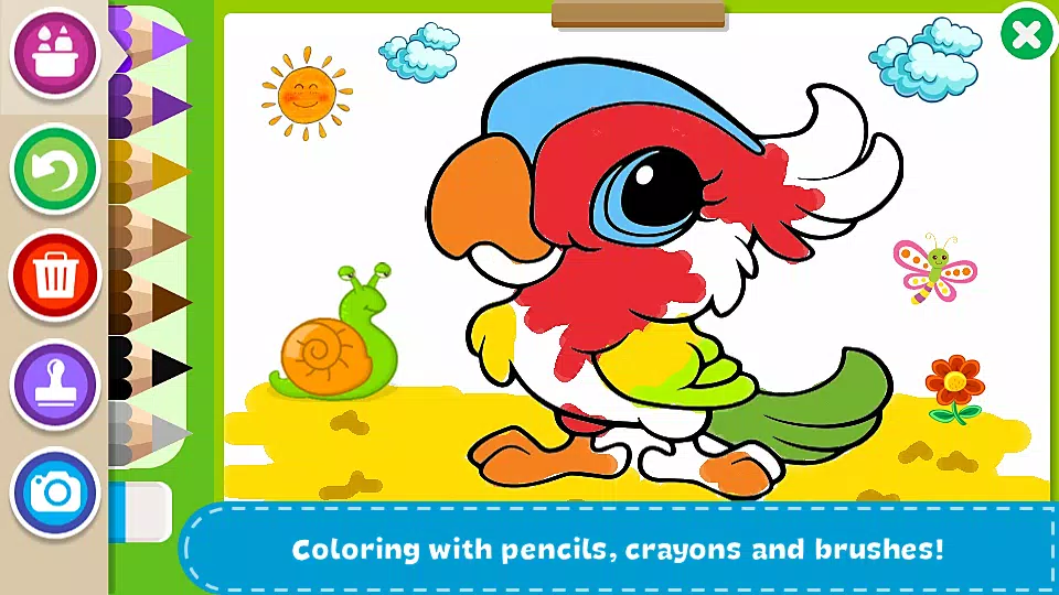 Malbuch-Kinder malen Screenshot 1