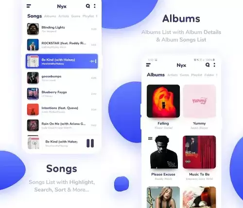 Nyx Music Player Ảnh chụp màn hình 2