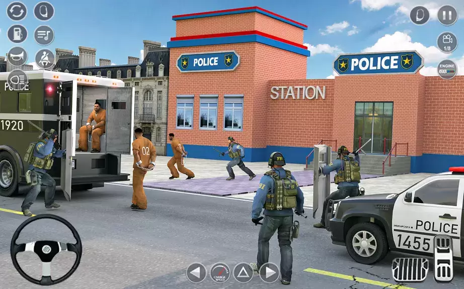 Police Car Driving Games 3D स्क्रीनशॉट 1