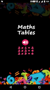 Maths Tables - Voice Guide Capture d'écran 1