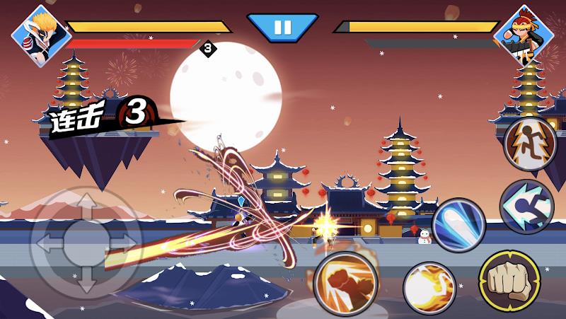 Stickman Ninja Warriors Fight Tangkapan skrin 1