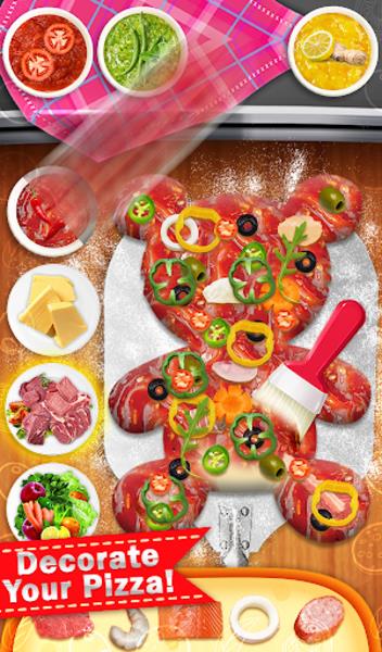 Shape Pizza Maker Cooking Game Ekran Görüntüsü 2